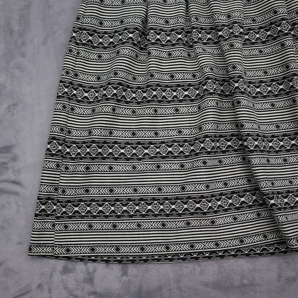 Enfocus Studio Dress Womens 14 Ivory Black Sleeveless VNeck Knee Length Casual - Picture 12 of 15